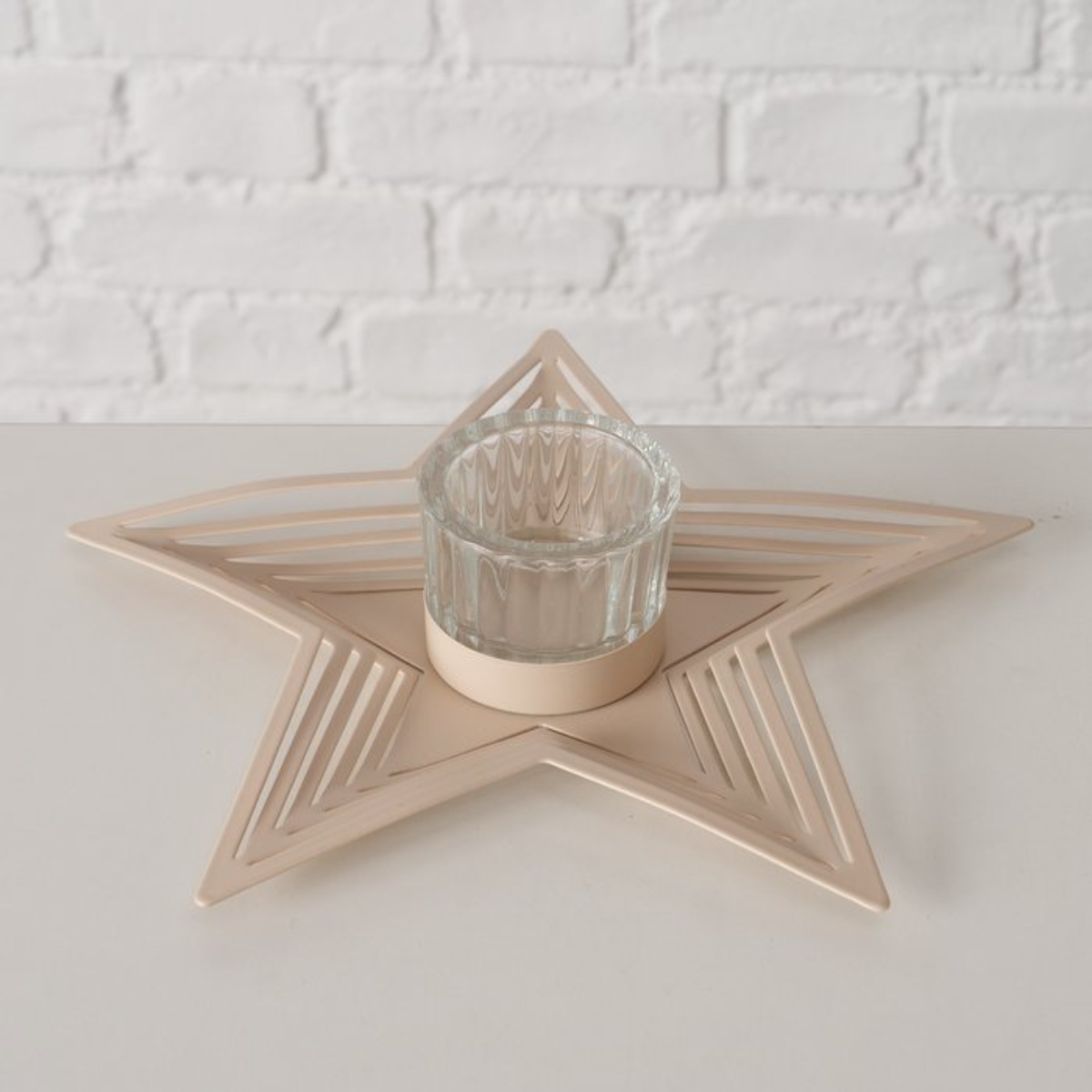 B SPARKLY Beige design Table decoration